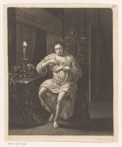 Femme se grattant - Robert Robinson (attributed to)