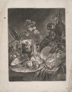 Nature morte avec chope et plat de dessert - Robert Robinson