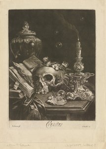 Nature morte de vanité, vers 1685-88 - Robert Robinson