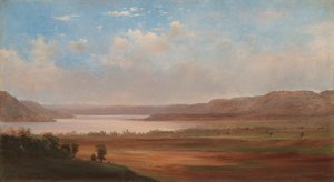 Vue du lac Pepin, Minnesota, 1862