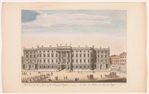 Vue de la façade du château de Berlin à Berlin (The front of the palace of the king of Prussia) - Robert Sayer (possibly)