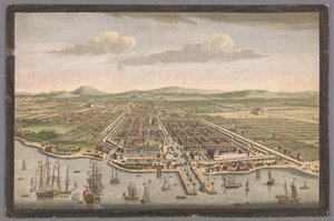 Vue de la ville de Batavia, l