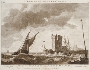 Entrée au port de Flessingue (gravure)