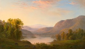 Vue dans les montagnes Laurentiennes, près de Québec