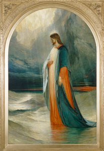 Jésus marcha vers eux, marchant sur la mer, 19ème siècle - Robert Scott Lauder