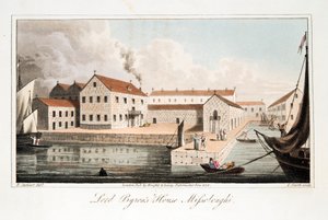 Maison de Lord Byron à Missolonghi, pub. 1825