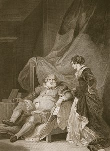 Henri VIII et Catherine Parr, gravé par George Noble, illustration de 