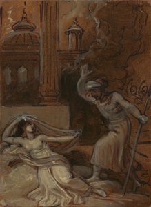 Illustration pour une romance orientale, peut-être 
