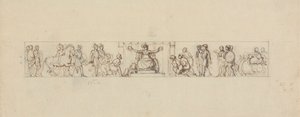Étude pour un relief avec figures romanesques - Robert Smirke