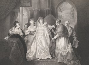 Reine Catherine, Cardinal Wolsey et Cardinal Campeius, publié pour la première fois en 1796, réédité en 1852