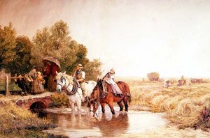 Temps des Foins entre les Averses - Robert Thorne Waite