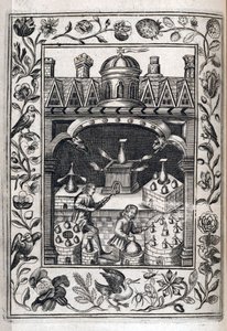 Deux alchimistes fabriquant des potions - Robert Vaughn