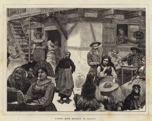 Marché aux cheveux humains en Alsace