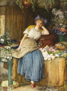 La jeune fille alsacienne aux fleurs