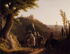 La halte du duc de Bourbon à La Riccia, lors de sa marche vers l