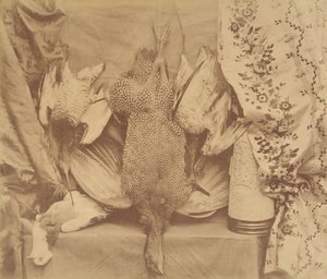 Nature morte et broderie, 1856