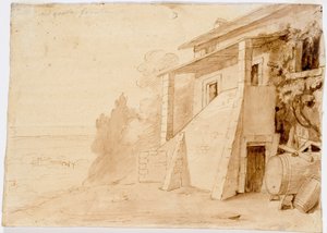Paysage, Grottaferrata - Robert Wilhelm Ekman