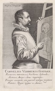Portrait de Cornelis Visscher - Robert Willemsz de Baudous