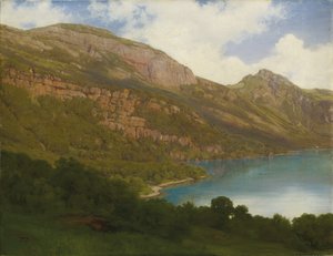 Vue depuis le Rigi surplombant le lac de Lucerne, 1857 - Robert Zund