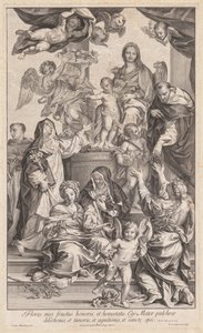 Vierge et Enfant avec Saints - Robert van Audenaerd