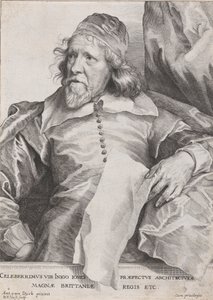 Celeberrimus Vir Inigo Jones Præfectus Architecturæ Magnæ Britanniæ Regis Etc. - Robert van Voerst