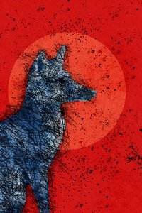 Renard de la lune de sang, 2022 - Roberta Murray