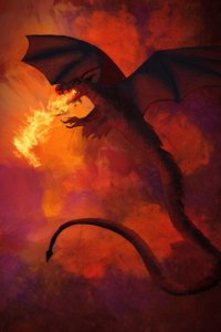 Dragon de feu, 2022 - Roberta Murray