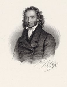 Portrait de Niccolò Paganini 1782-1840, 1830 - Roberto Focosi