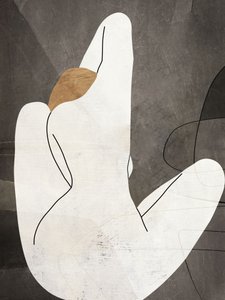Silhouette féminine minimaliste