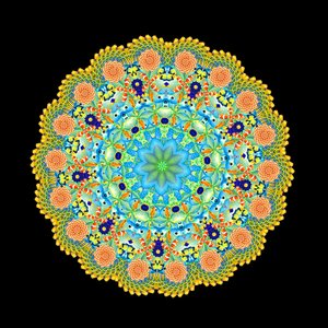 Roue de poissons tropicaux