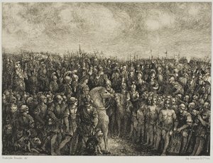 César et ses prisonniers - Rodolphe Bresdin