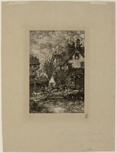 Entrée dans un village, de Revue Fantaisiste