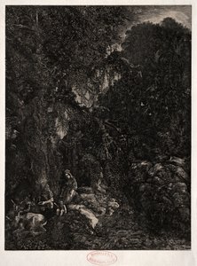 Sainte Famille avec cerf