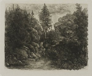 Paysage rocheux