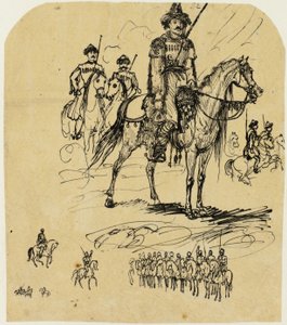 Cavalerie russe - Rodolphe Bresdin
