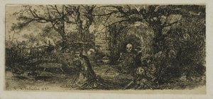 Saint Antoine et la Mort - Rodolphe Bresdin
