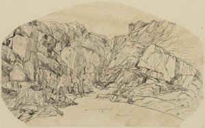 De la vapeur dans une gorge - Rodolphe Bresdin