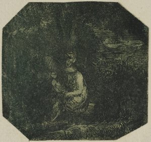 La Sainte Famille - Rodolphe Bresdin