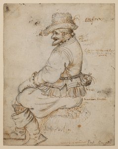 Bourgeois assis (recto) - Roelandt Jacobsz. Savery