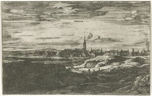 Vue de Zandvoort (Santvoort) (Vues de villages aux Pays-Bas septentrionaux)