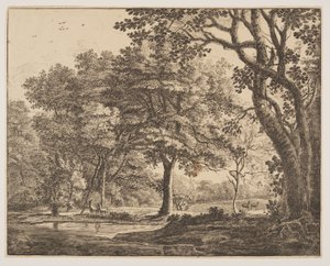 Planche. 6, tirée de Six vues dans le bois de La Haye