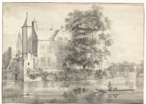 Vue de Huis te Rhoon, vue du sud - Roelant Roghman