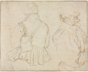 Deux paysans bohèmes en demi-longueur, vers 1605-1610