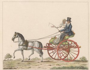 Chaise hollandaise, vers 1825