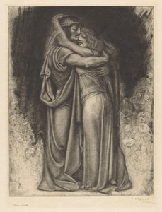 Tristan et Iseult en étreinte