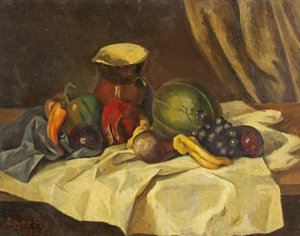 Nature morte - Fruits avec cruche - Roger Eliot Fry