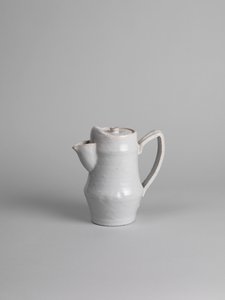 Cafetière en étain émaillé blanc, 1914-15 - Roger Eliot Fry