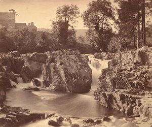 Chutes de la Llugwy, à Pont-y-Pair, 1857