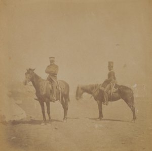 Général Sir John Pennefather et un ordonnance