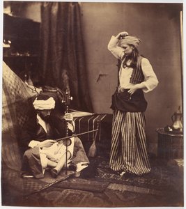 Musicien et danseur - Roger Fenton